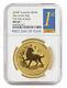 2018-p $100 1oz Gold Australian Year Of The Dog Ms 69 First Day Of Issue Ngc Bu