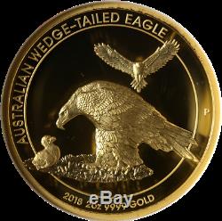 2018-P Australia $200 Gold Wedge-Tailed Eagle NGC PF70 UCAM High Relief Mercanti