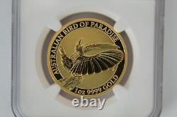 2018p Pop 34 Rare Australia One Ounce Gold Bird Of Paradise Ngc Ms70 Ebucks