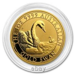 2019 $100 Australia 1 oz Gold Swan Perth Mint Gold Swan Series BU 5000 Worldwide