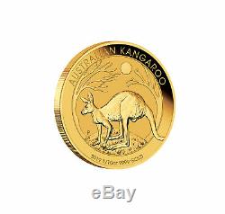 2019 $15 1/10oz Gold Australian Kangaroo. 9999 BU