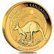 2019 1/10 Oz Australian Gold Kangaroo Perth Mint Coin. 9999 Fine Bu In Cap