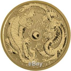 2019 1 oz Australian Dragon and Tiger Gold Coin (BU)