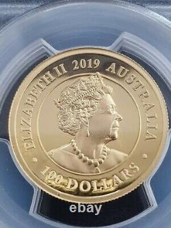 2019 Australian Swan 1oz Gold Proof High Relief Coin PR-70 PCGS (FS, Swan Label)