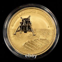 2019 Gold Australia $100 Moon Landing 50th Anniversary 1 oz. Coin Perth Mint