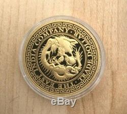 2019 Niue 1 Oz Japan Japanese Trade Dollar Gold High Relief Proof Coin Box Coa