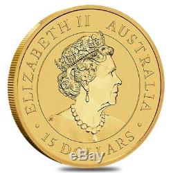2020 1/10 oz Gold Australian Kookaburra 30th Anniv Perth Mint BU In Cap