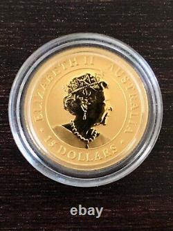 2020 1/10 oz Gold Australian Kookaburra Coin. 9999 in Capsule