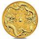 2020 1 Oz Gold Australian Double Dragon Coin $100 Bu Perth Mint In Cap