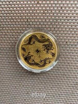 2020 1oz Australian Gold Double Dragon Coin (BU)