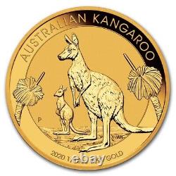 2020 Australia 1/10 oz Gold Kangaroo BU SKU#198571