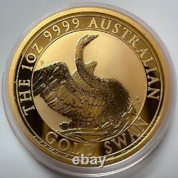 2020 Australia 1 oz Brilliant Uncirculated Gold Swan limited mintage of 5,000