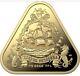 2020 Australia Shipwreck Vergulde Draeck 1 Oz Gold Triangle Coin Bu- 250 Minted