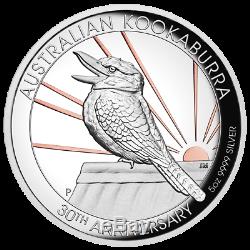 2020 Australian Kookaburra 5oz Silver Proof High Relief Gilded Coin