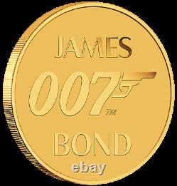 2020 James Bond 007 $2 0.5g. 9999 Gold COIN NGC MS70 Brown Label