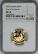 2020 Ngc Australia $25 1/4 Oz Gold Lunar Year Of The Mouse Ms70 -pop 2