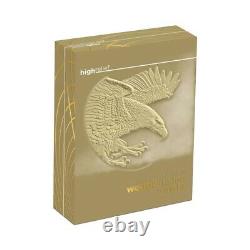 2020 P 2 oz Gold Australian Wedge-Tailed Eagle High Relief Perth Mint withBox &
