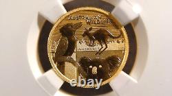 2020 P Ngc Ms70 Australia $25.00 Australian Wildlife Gold 1/4 Ounce Coin