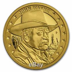 2020 Tuvalu 1/4 oz Gold John Wayne Proof SKU#201365