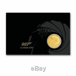 2020 Tuvalu 1 oz Gold James Bond 007 BU SKU#206708