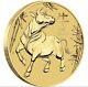 2021 1/10 Oz Gold Year Of The Ox Australian Coin Bu