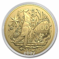 2021 Australia $100 1 oz Gold Coat of Arms BU SKU#228606