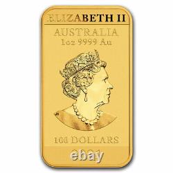 2021 Australia 1 oz Gold Dragon Rectangular Coin BU SKU#228245