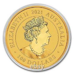 2021 Australia 1 oz Gold Swan BU