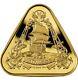 2021 Australia Shipwreck Zeewijk 1 Oz Gold Triangular Coin Bu (250 Minted)