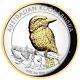 2021 Australian Kookaburra High Relief Gilded 2oz Silver Coin