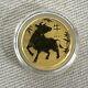 2021 Australian Lunar Year Of The Ox 1/10 Oz Gold $15 Coin Series-3 In Capsule