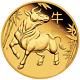 2021 Australian Lunar Year Of The Ox 1/10 Oz Gold Proof $15 Coin New Series-3