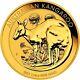 2021 Gold 1/4 Oz Australia Kangaroo $25 Queen Elizabeth Coin Bu+ Perth Mint
