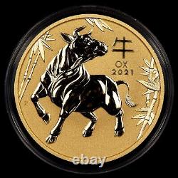 2021-P $200 Australia 2 oz Gold Coin Lunar Year of the OX SKU-G3137