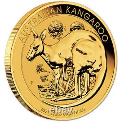 2021 P Australia Gold Kangaroo 1/2 oz $50 BU