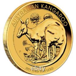 2021 P Australia Gold Kangaroo 1/4 oz $25 BU