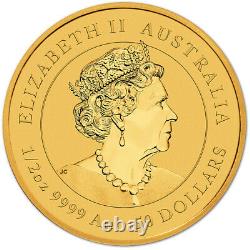 2021 P Australia Gold Lunar Series III Year of the Ox 1/2 oz $50 BU