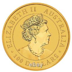 2022 $100 Australia Gold Kangaroo 1 oz. 9999 Fine BU