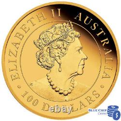 2022 $100 Australian Brumby 1oz Gold Proof Coin