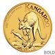 2022 1/10 Oz Australian Perth Kangaroo Gold Coin (bu)