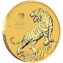 2022 1/2oz Gold Bullion Coin Australian Lunar Year of the Tiger