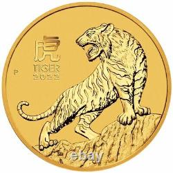 2022 1/4oz Gold Bullion Coin Australian Lunar Year of the Tiger