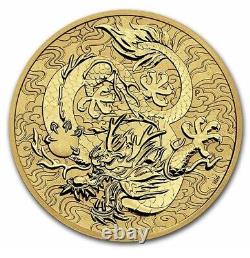 2022 Australia 1 oz Gold Chinese Myths & Legends Dragon? NGC MS70? Pop Only 42