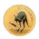 2022 Australia Gold Kangaroo 1/10 Oz Gold $15 Coin Gem Bu