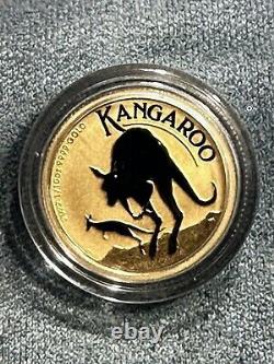 2022 Gold 1/10 oz Australian Gold Kangaroo $15 Coin. 9999 Fine Free Shipping