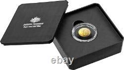 2022 Kangaroo Impressions Australian 1/10 oz. 9999 GOLD Proof coin Box & COA