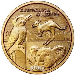 2022-P 1/4 oz Australian Gold Coin 25 Dollars Mintage 1,000