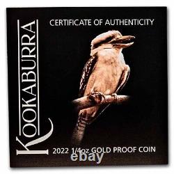 2022-P Australia 1/4 oz Gold Kookaburra Proof SKU#253783