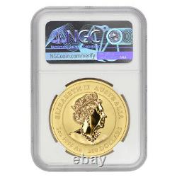 2022-P Australia 2oz Gold $200 Year of the Tiger MS70 NGC First Day of Issue