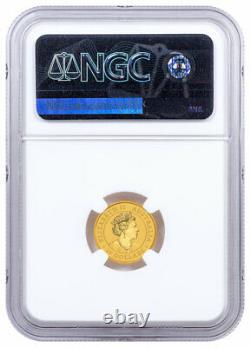 2022 P Australia Gold Kangaroo 1/10 oz Gold $15 NGC MS70 FR Exclusive Kangaroo